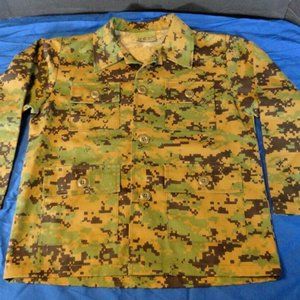 NWOT YOUTH JR. G.I. WOODLAND DIGITAL MILITARY YOUTH szMEDIUM JACKET SV 2417
